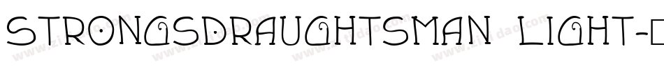 StrongsDraughtsman Light字体转换